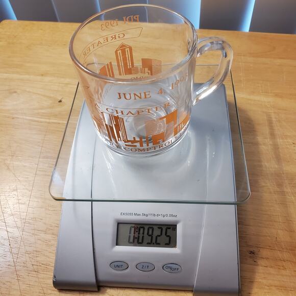 Luminarc Glass Mug 3.5" June 4 1993 Greater Atlanta Chapter PDI - Picture 12 of 12